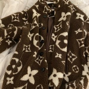 AMAC Customs LV print Fleece Jacket